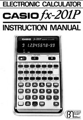 Casio FX-201P Instruction Manual