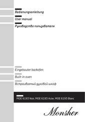 Monsher MOE 6193 Noir User Manual