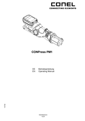 Conel CONPress PM1 Operating Manual