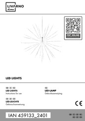 LIVARNO home 459133 2401 Instructions For Use Manual