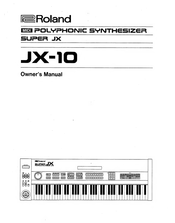 Roland JIX-10 Owner's Manual