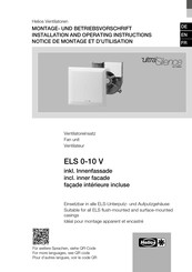 Helios 40766 Installation And Operating Instructions Manual
