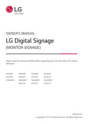 LG 55UH5F-B.AUS Owner's Manual