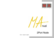 MA lighting 2-Port Node Manual