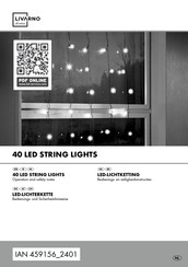 LIVARNO home 459156 2401 Operation And Safety Notes