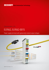 Beckhoff EL9562-0015 Manual