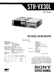 Sony STR-VX30L Service Manual