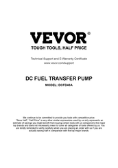 VEVOR DCFD40A Manual