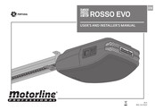 Motorline professional ROSSO EVO 100 User's And Installer's Manual