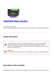 AURATON Roller Shutter User Manual