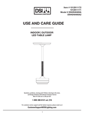DSI LIGHTING DSHD40400A Use And Care Manual