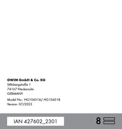 Silvercrest SBL TW6 C2 Short Manual