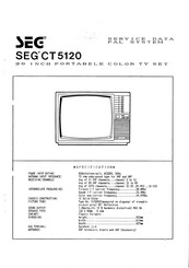 Seg CT5120 Service Data