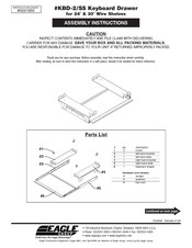 Eagle Group KBD-2/SS Assembly Instructions