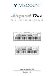 Viscount Legend One 73 User Manual