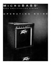 Peavey MicroBass Operating Manual