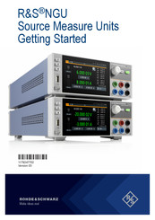 Rohde & Schwarz NGU Getting Started