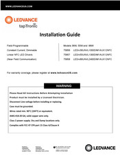 Ledvance tapTronic LEDrv36UNVL1000DIM1AUX12NFC Installation Manual