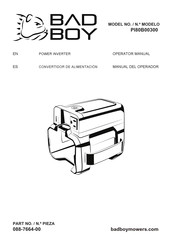Bad Boy PI80B00300 Operator's Manual