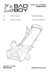 Bad Boy SB80B140A22 Operator's Manual