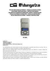 Orbegozo PC 3010 Instruction Manual