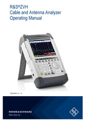 Rohde & Schwarz 1309.7007.02 Operating Manual