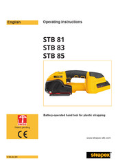 strapex STB 85 Operating Instructions Manual