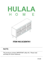 HULALA HOME SCSD0761 Manual