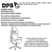 DPS 1782796 Use And Care Instructions Manual