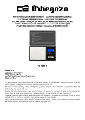 Orbegozo PC 3050 A Instruction Manual