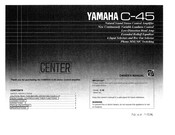 Yamaha C-45 Owner's Manual