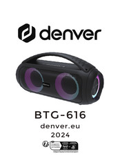 Denver BTG-616 Instruction Manual
