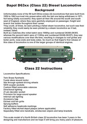 DAPOL D63 Series Instructions Manual