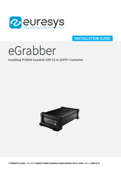 Euresys PC3629 Installation Manual