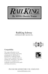 MTHTrains RailKing Subway Operator's Manual