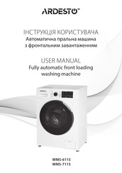 ARDESTO WMS-6115W User Manual