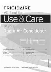 Frigidaire CRA103BT112 Use & Care Manual
