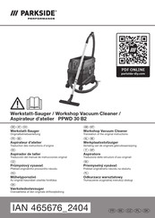 Parkside Performance 465676 2404 Original Instructions Manual