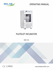 BioLAB PLATELET BINC-701 Operating Manual