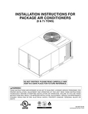 Rheem A072YL Installation Instructions Manual