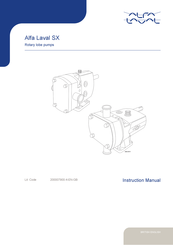 Alfa Laval SX Instruction Manual