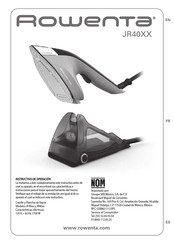 Rowenta JR40 Series Manual