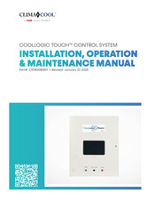 Nibe ClimaCool CoolLogic Touch Installation, Operation & Maintenance Manual