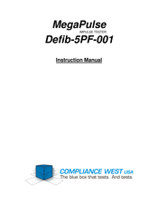 Compliance West MegaPulse Defib-5PF-001 Instruction Manual