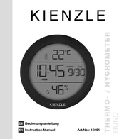 KIENZLE 15001 Instruction Manual
