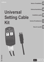 SOMFY Universal Setting Cable Kit Installation Manual