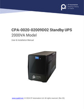 CP Automation CPA-0020-02009D02 User & Installation Manual