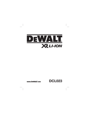 DeWalt DCL023 Original Instructions Manual