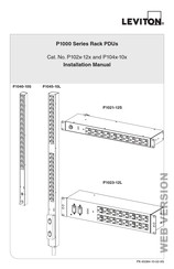 Leviton P1022-12L Installation Manual