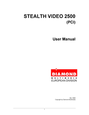 Diamond STEALTH VIDEO 2500 User Manual